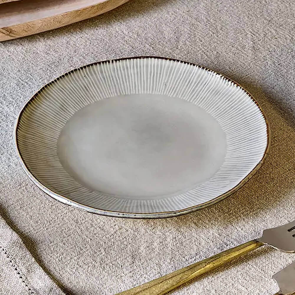 Nkuku Malia Side Plate Cream